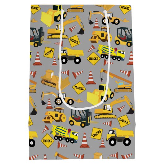 Bauart von Lastkraftwagen Mittlere Geschenktüte (Rückseite)