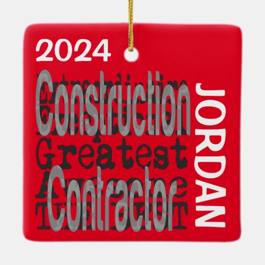 Bauauftragnehmer Extraordinär CUSTOM Keramikornament (Rückseite)