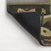 Bauauftragnehmer für Vintage Unternehmensarchitekt Mousepad (Ecke)