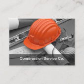 Bauauftragnehmer Moderne Visitenkarten Visitenkarte (Vorderseite)