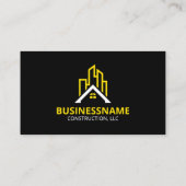 Bauauftragnehmer: Umbau des schwarzen Modells Visitenkarte (Rückseite)