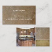 Bauauftragnehmer-Visitenkarte Visitenkarte (Vorne/Hinten)