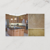 Bauauftragnehmer-Visitenkarte Visitenkarte (Rückseite)