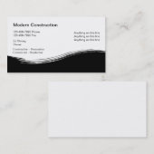 Bauauftragnehmer - Visitenkarten einzigartig Visitenkarte (Vorne/Hinten)