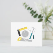 Bauausrüstung Postkarte (Stehend Vorderseite)