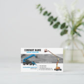 Bauausrüstung und Dienstleistungen Visitenkarte (Stehend Vorderseite)