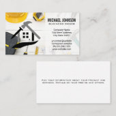 Bauausrüstung | Zuhause-Reparaturwerkzeuge Visitenkarte (Vorne/Hinten)