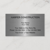 Bauaussehen Visitenkarte (Vorderseite)