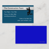 Bauausweise - Einmalige Visitenkarten Visitenkarte (Vorne/Hinten)