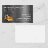 Bauausweise Einzigartige moderne Visitenkarten Visitenkarte (Vorne/Hinten)