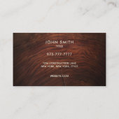 Bauautomaten für Visitenkarten Visitenkarte (Rückseite)