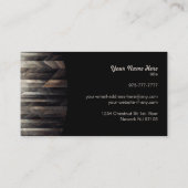 Bauautomaten für Visitenkarten Visitenkarte (Rückseite)