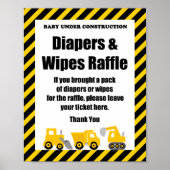 BauBaby-Dusche Poster (Vorne)