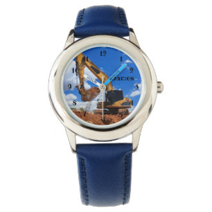 Baubagger Armbanduhr