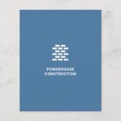 Baubauer Brick Pattern Marine Flyer (Hinten)