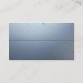 Baubauer Entwickler Steel Blue Modern Visitenkarte (Rückseite)