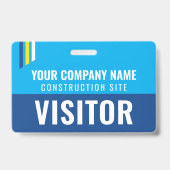 Baubesucherpass-ID Navy Custom Abzeichen Ausweis (Vorderseite)