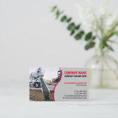 Baubetriebskarte (Konkrete) Visitenkarte (Stehend Vorderseite)