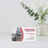 Baubetriebskarte (Konkrete) Visitenkarte (Stehend Vorderseite)