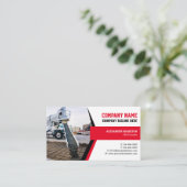 Baubetriebskarte (Konkrete) Visitenkarte (Stehend Vorderseite)