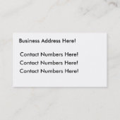 Baubild für Business-Card-Pack-Weiß Visitenkarte (Rückseite)