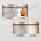 BauBlauarbeiter | Carpentry Visitenkarte (Vorne/Hinten)