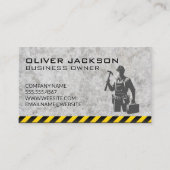 BauBlauarbeiter Visitenkarte (Vorderseite)