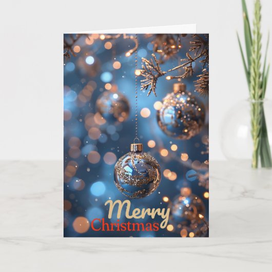Bauble Christmas Card Karte (Vorderseite)