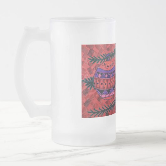 Bauble Mattglas Bierglas (Links)