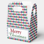 Bauble Pattern Weihnachten Geschenkschachtel (Geöffnet)