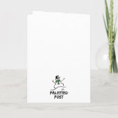 Bauble Pup Weihnachtskarte Karte (Rückseite)