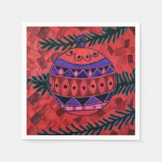 Bauble Serviette (Vorderseite)