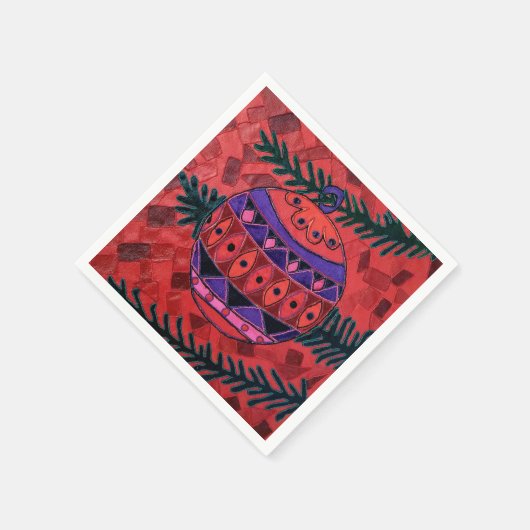 Bauble Serviette (Ecke)