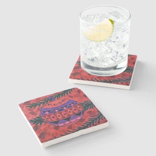 Bauble Steinuntersetzer (Seitenansicht)