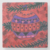 Bauble Steinuntersetzer (Vorderseite)