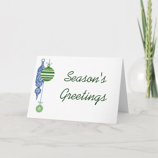 Baubles Design Personalisiert Weihnachten (Vorderseite)