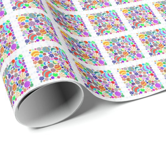 Baubles Geschenkpapier (Rolleneckpunkt)