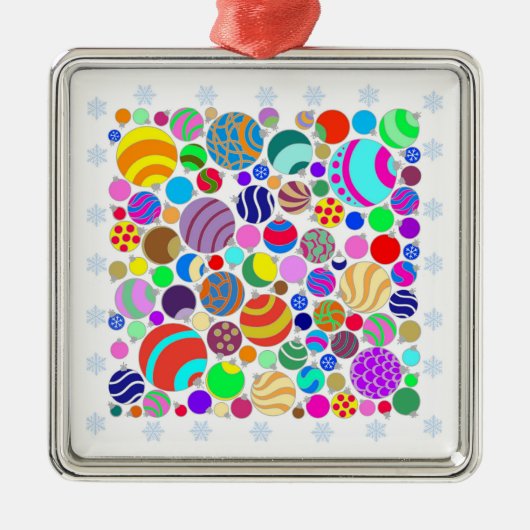 Baubles Ornament Aus Metall (Vorne)