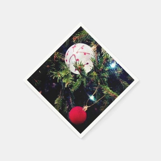 Baubles Serviette (Ecke)