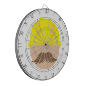 Baubrett Dart Dartscheibe (Vorderseite Links)