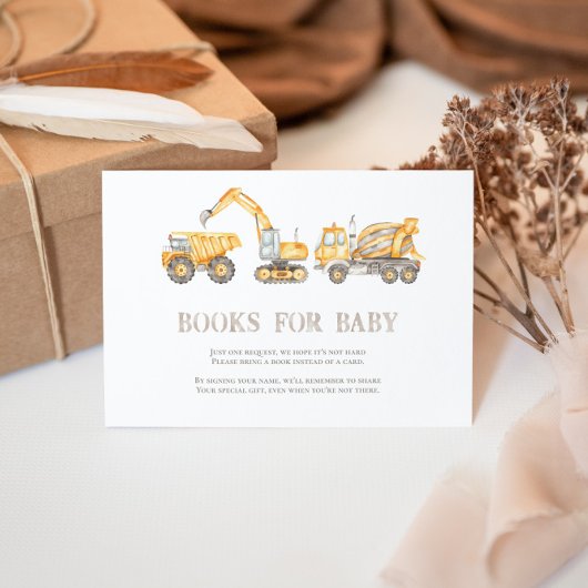 Baubücher für Baby Begleitkarte