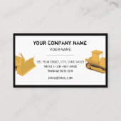 BauBulldozer-Händlerkarte Visitenkarte (Rückseite)