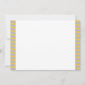 BauBulldozer Level Up Foto 1. Geburtstag Einladung (Rückseite)