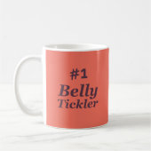 Bauch#1 Tickler (orange) Kaffeetasse (Links)