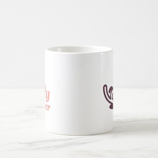 Bauch#1 Tickler (weiß) Kaffeetasse (Mittel)