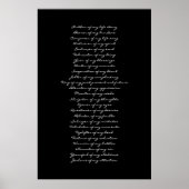 Bauch-Anbetung Poster (Vorne)