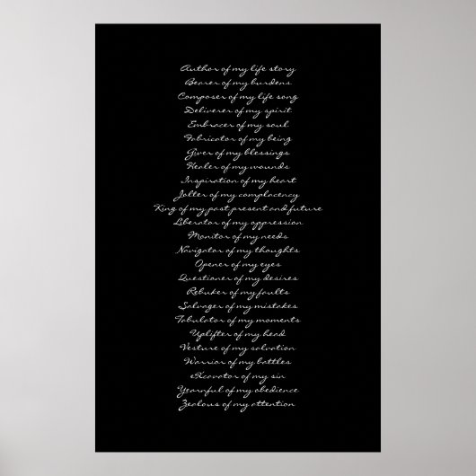 Bauch-Anbetung Poster (Vorne)