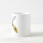Bauch-Bienen-Tasse Kaffeetasse (Mittel)