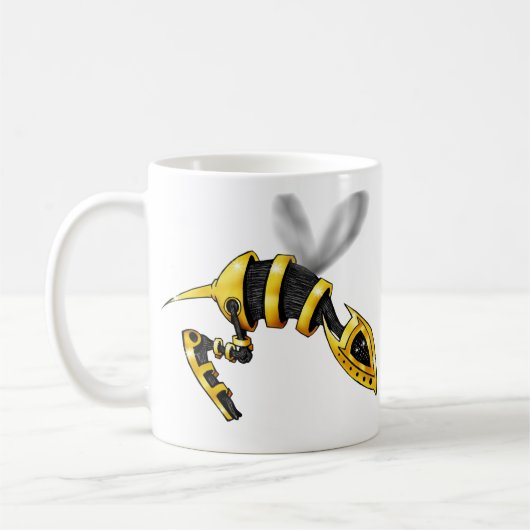 Bauch-Bienen-Tasse Kaffeetasse (Links)