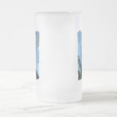 Bauch bis zum Bar Mattglas Bierglas (Mittel)